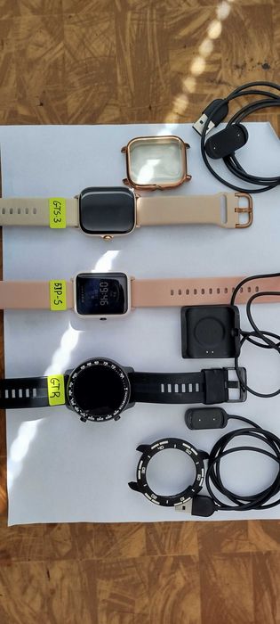 Часовници Amazfit GTR, BIP-S, GTS-3