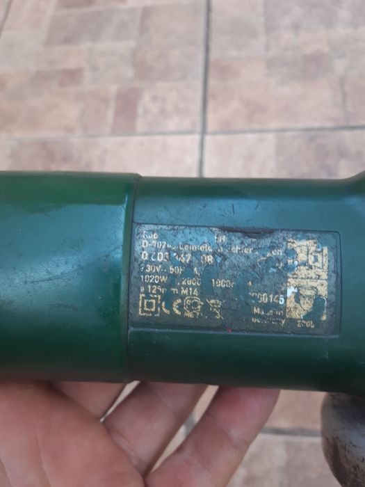 Polizor flex Bosch PWS 10 125 CE reglaj turatie