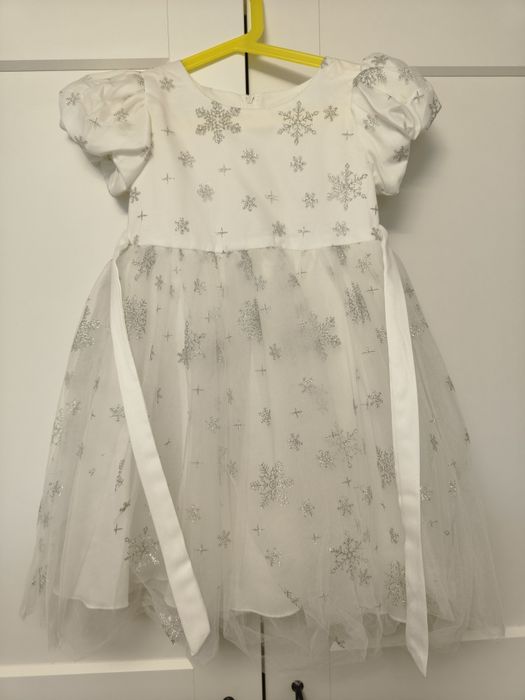 Rochie Fulg de Nea - serbare Crăciun 120 cm