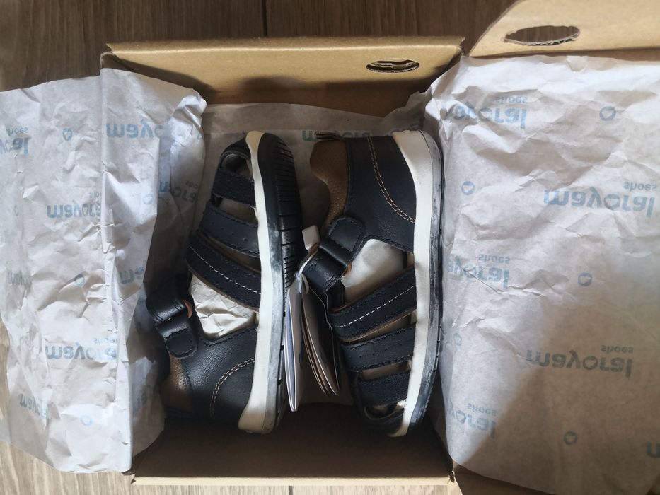 Бебешки сандали, естествена кожа