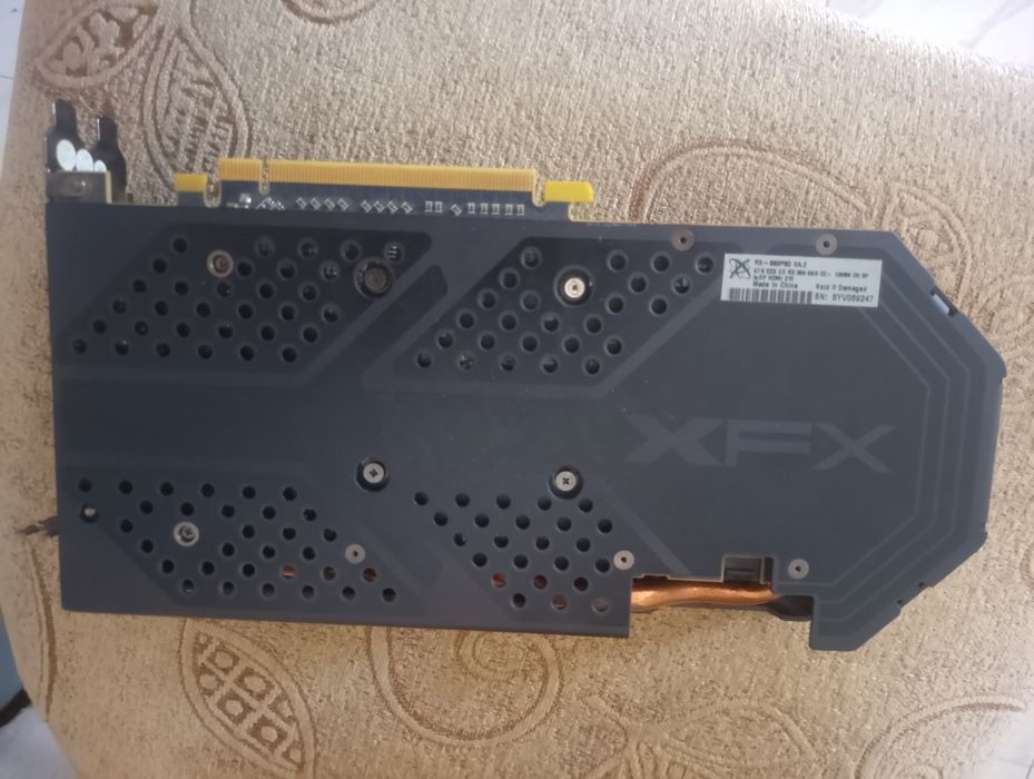 Видео карта XFX RX 580 black core edition 8gb
