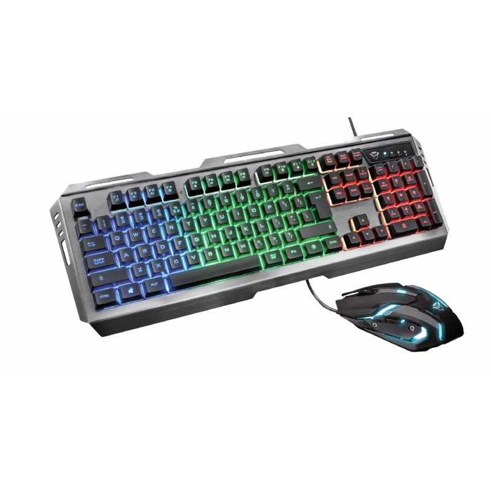 Kit Tastatura si Mouse Gaming Trust GXT 845 Tural Combo