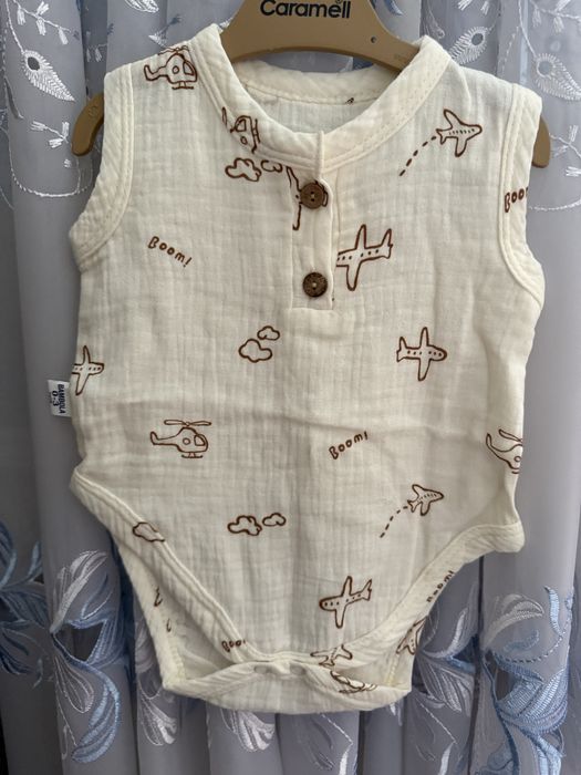 H&M рубашка с бабочкой и бодик