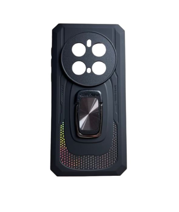 Honor Magic 7 Lite 7 Pro Husa Silicon Anti Soc Inel Metalic Neagra