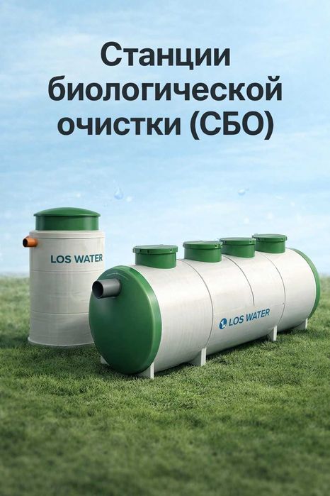 станция биологической очистки (СБО-ЛОС) LOSWATER | Под ключ 1-16м3/сут
