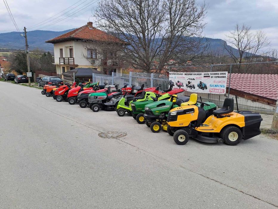 Продавам тракторни косачки внос от Германия на цени от 800 до 3000 евро.