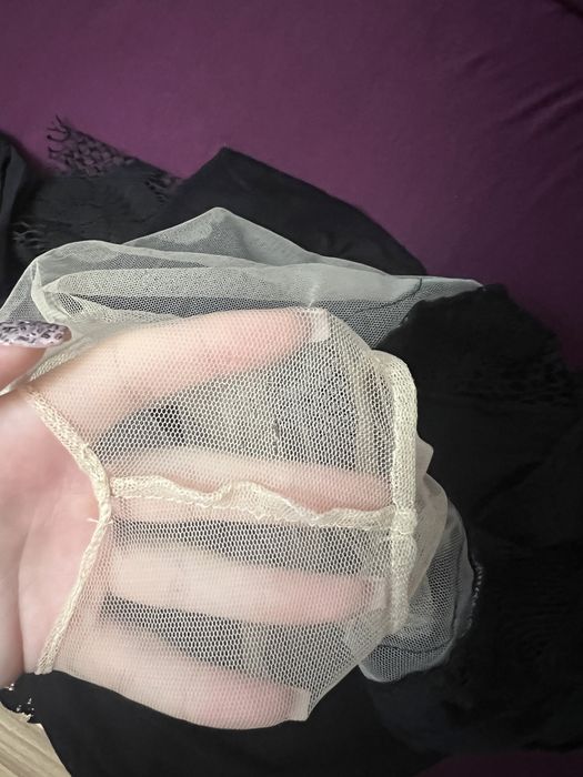 Rochie cu dantela si plasa