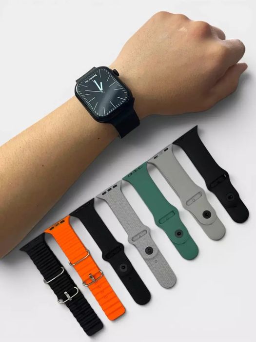 Smart Watch Maixinn Max Series 11, AMOLED ekran, 7 ta remen bilan