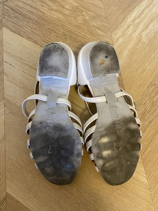 Кожаные бальные туфли