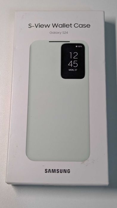 Чехол-книжка Samsung Smart View Wallet Case S24 светло-зеленый