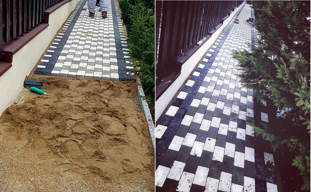 montare pavaje , dale , placi , garduri , beton armat , zidarie