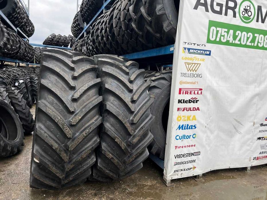 600/65R34 anvelope noi radiale pentru tractor spate marca BKT