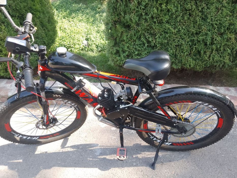 Веломотор черный