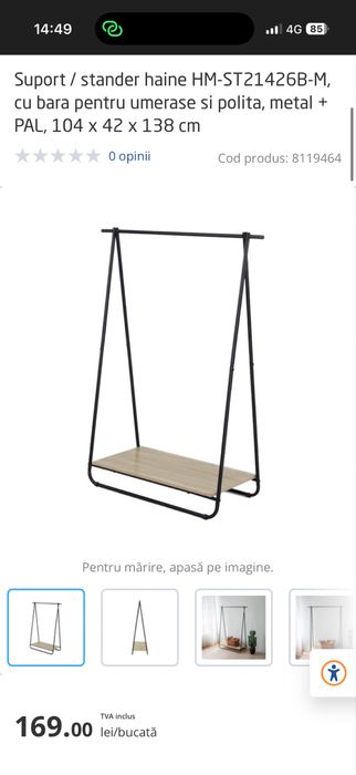 Standere haine umerașe