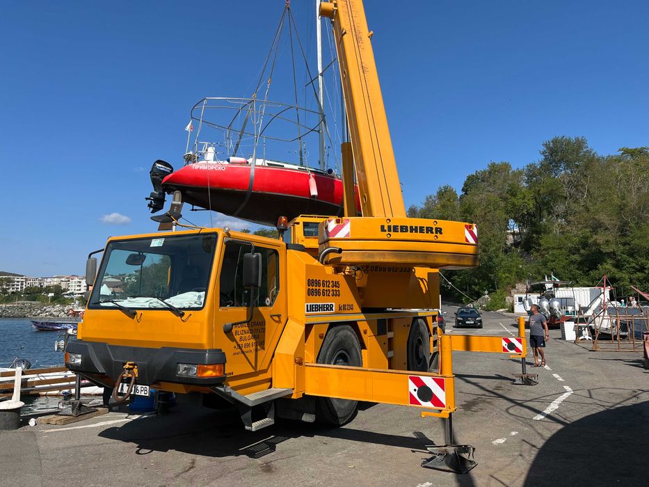 Услуги с автокранове -  Приморско,Царево,Синеморец