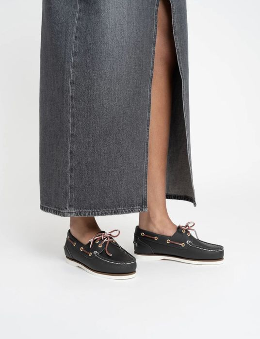 Timberland дамски мокасини цвят индиго