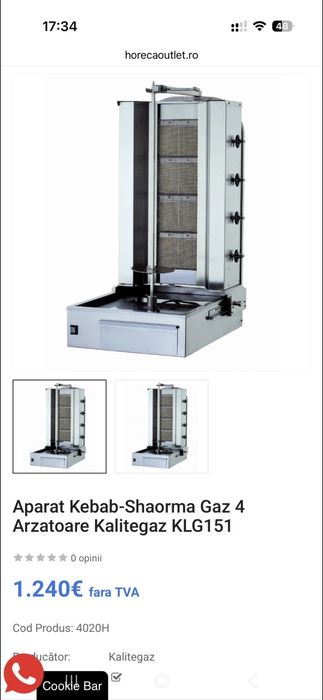 Aparatura saormerie / fast food / horeca