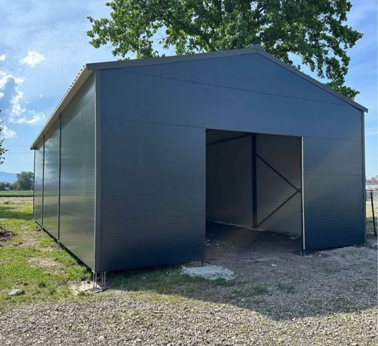 Vând hală metalică 10 m cu 15 m cu 4 m