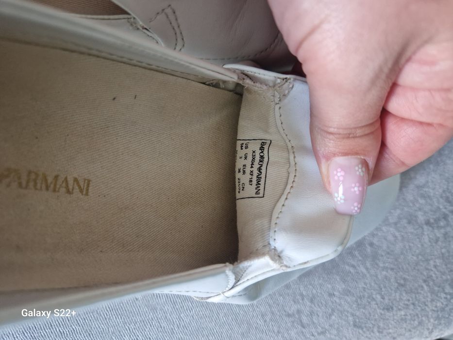 Teniși saboți espadrile armani 36
