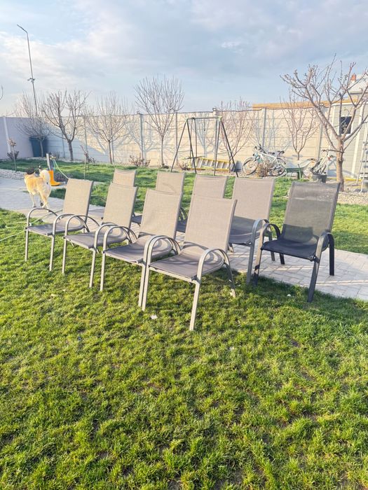 Scaune terasa,gradina, exterior  9 bucati