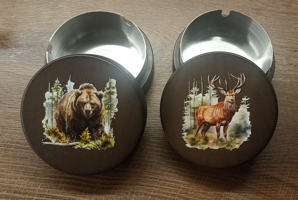 Порцеланови чаши с ловни мотиви - промо цена