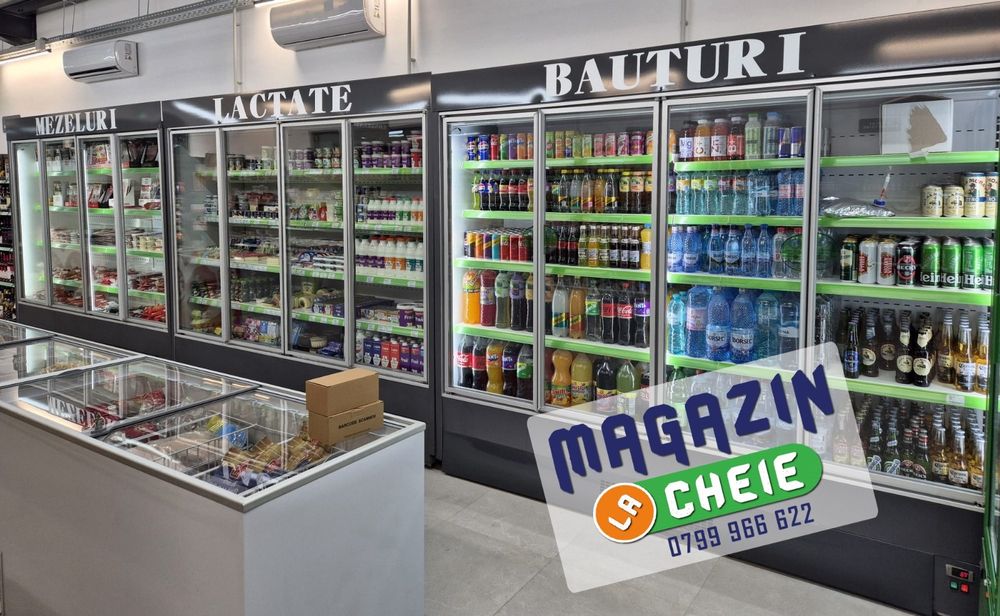 VITRINE frigorifice verticale, de mezeluri, etc