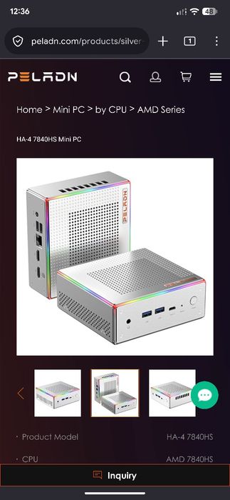 Mini Pc 32GB RAM DDR5, 1TB spațiu de stocare