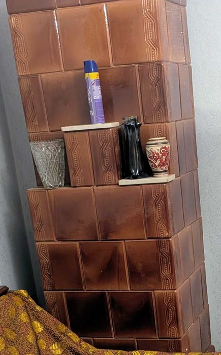 Sobă veche și funcțională din teracota, piesă unică și robusta / set