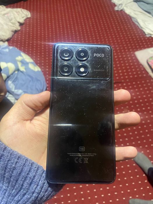 Poco x6 pro 5g pubg 120 fps 512gb 12+8 ram edial