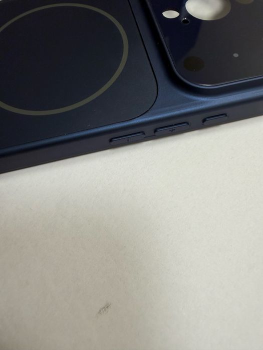 Husa iphone 16 pro carcasa iphone apple 16 pro imita iphone 17 albastru