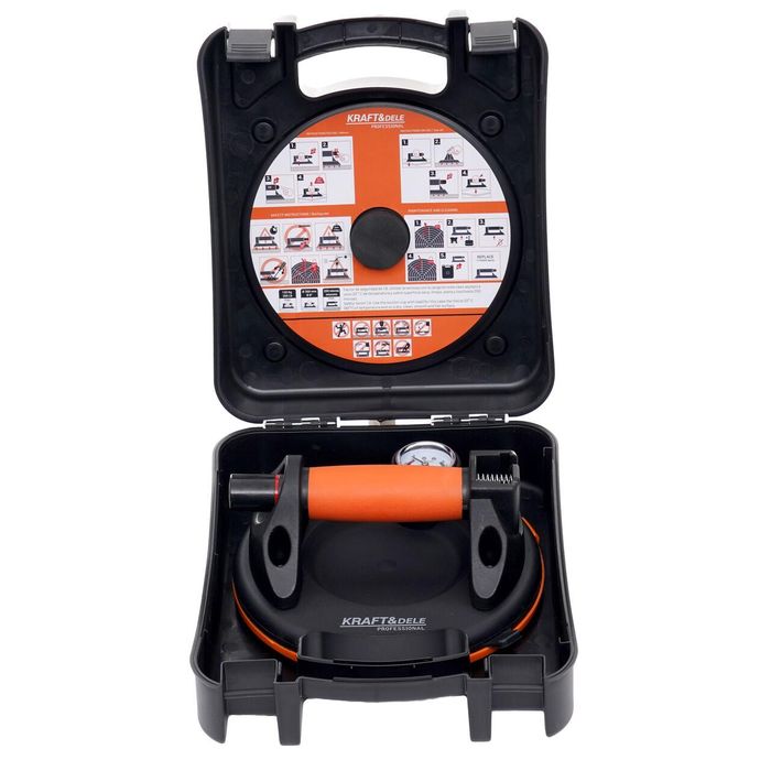 Ventuza electrica cu vid, capacitate 190 Kg, diametru 200 mm, Kraft