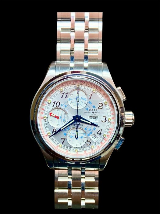 Часовник BALL Trainmaster Pulse Meter Automatic-CM1010D-SJ-WH