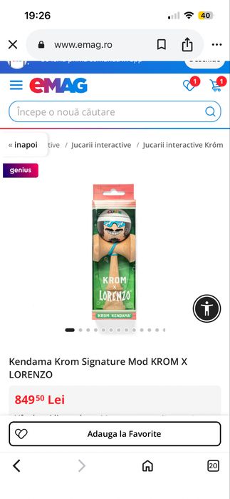 Kendama lorenzo Krom