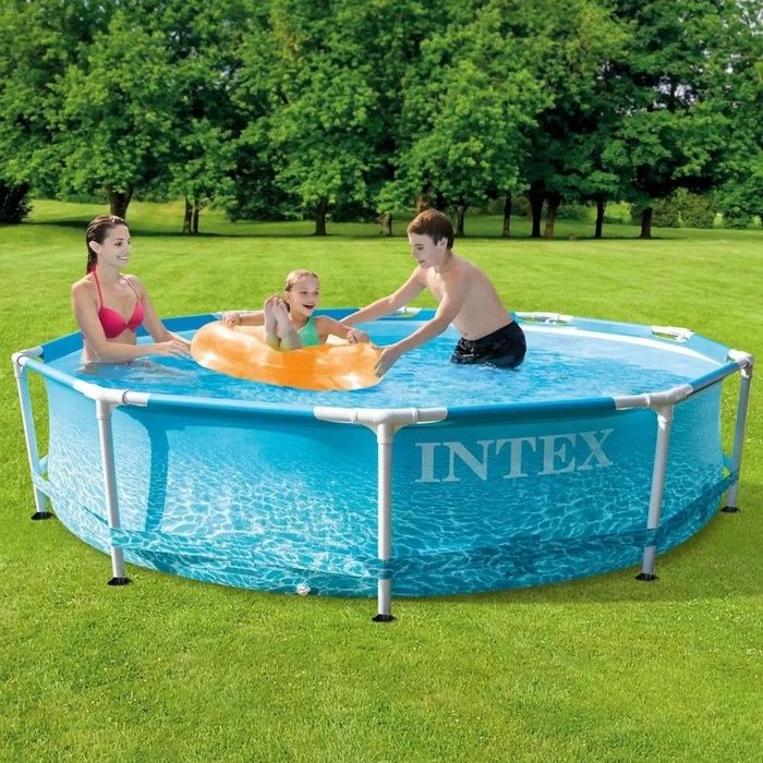 Vând piscina cu cadru metalic și pompa reciclare noi in cutie sigilata preț 350 lei