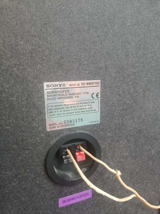 Динамик Sony SUBWOOFER