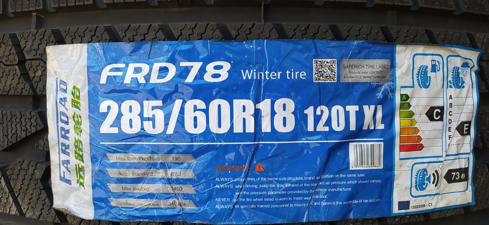 285/60R18 Farroad FRD78