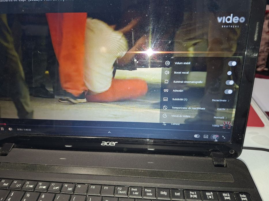 Acer Aspire cu video dedicat NVIDIA,  Intel i3, 8 gb ram, baterie ok