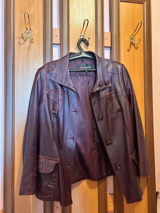 Кожаная куртка. Размер 52-54