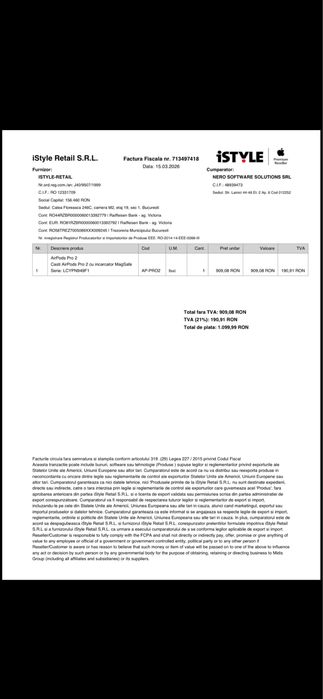 Vand AirPods Pro (2nd generation) sigilate