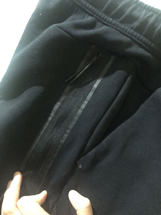 штаны Nike Tech fleece black оригинальные.