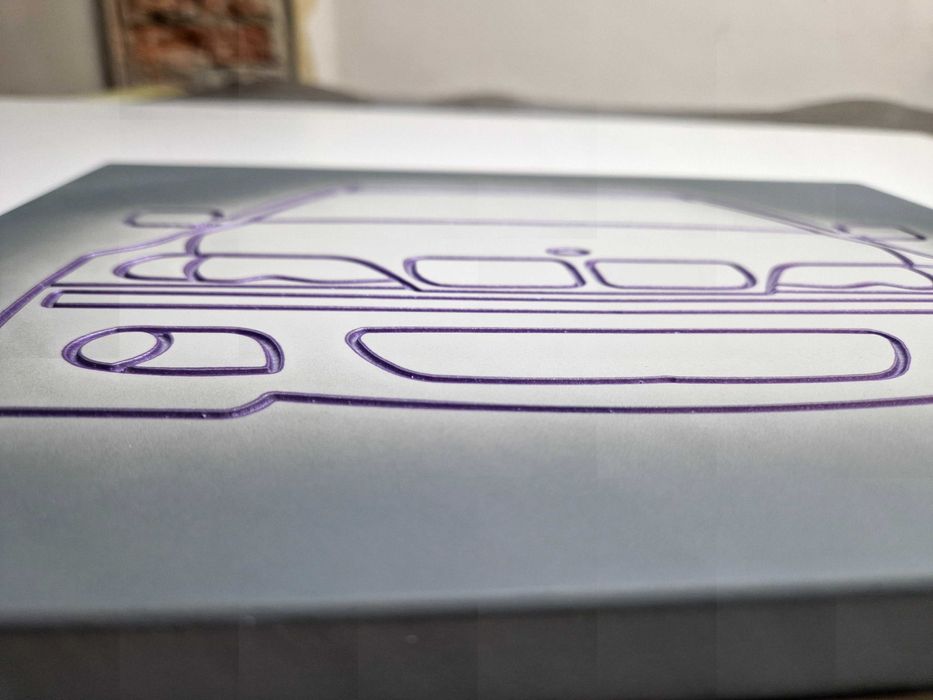 E46 -Tablou MDF frezat (vopsit)