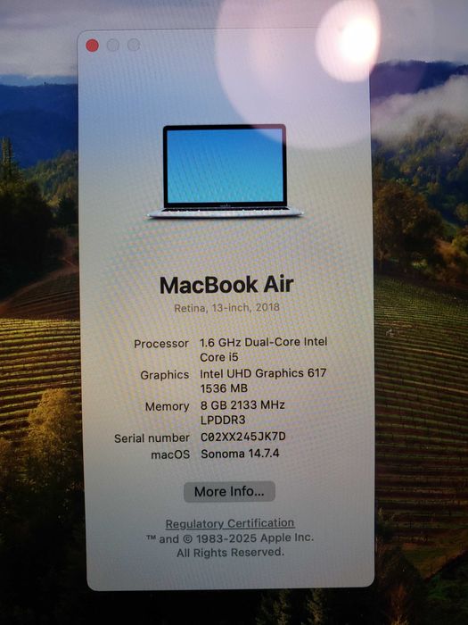 MacBook Air "Core i5" 13" Early 2019 Retina Display