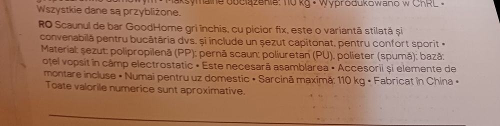Scaune pentru bar/ bucătărie