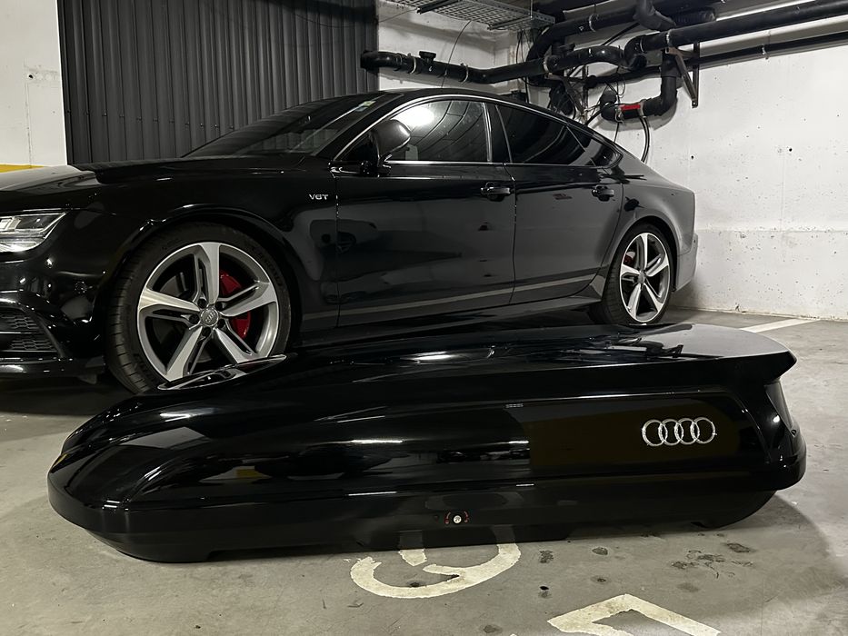Cutie portbagaj plafon Audi Original + bare transversale OEM Audi A7/S7/RS7