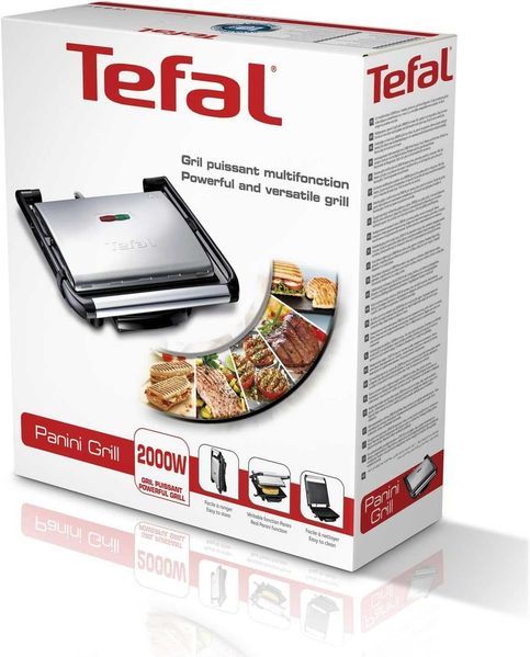 Нов Грил Сандвич Тостер Tefal Inicio GC241D12, 2000W, 2 години Гаранция, Незалепващо Покритие