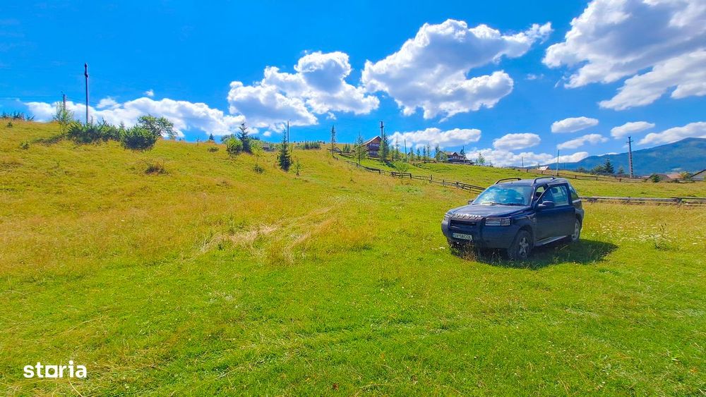 TEREN INTRAVILAN 2000 mp – 32 m la drum – Acces DN17A, BUCOVINA!