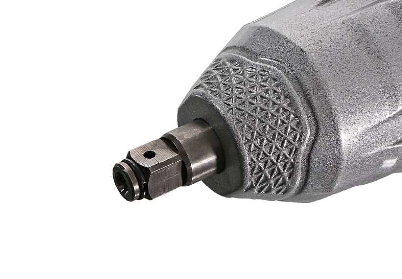 Сетевой гайковерт. Быстрая замена щеток. Шнур 4м. Кейс.