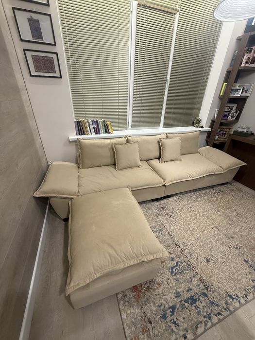 Мебель мягкая диван из антивандального материала 280 и диван из кожзам