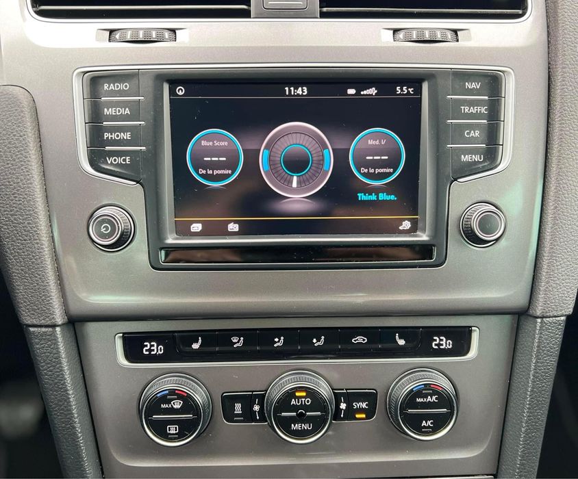 Display navigatie golf 7 2016