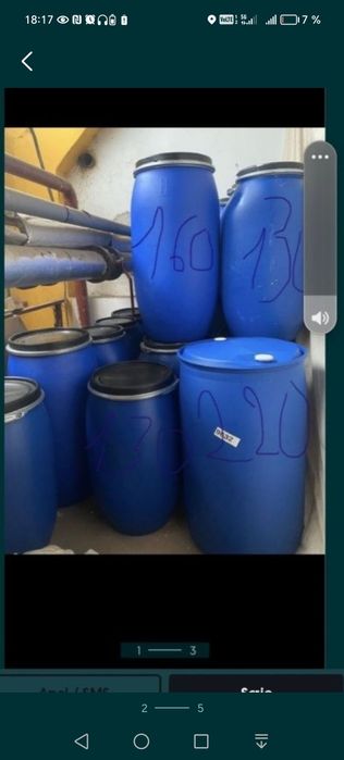 Butoaie tabla și plastic cub 1000 litri